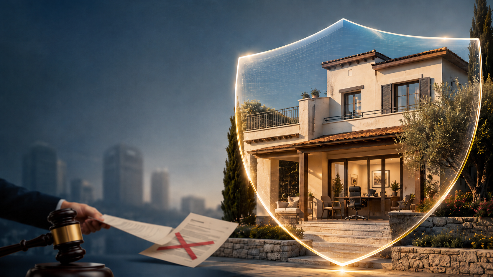 Protected home and foreclosure legal notice